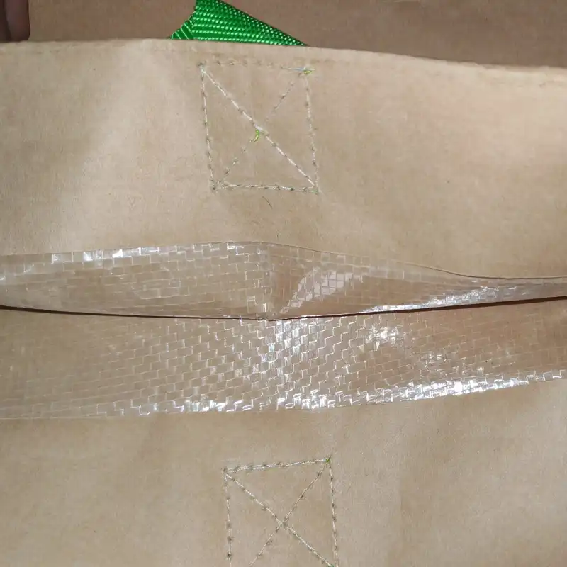 Eco Friendly Kraft Paper Woven Shopping Bag