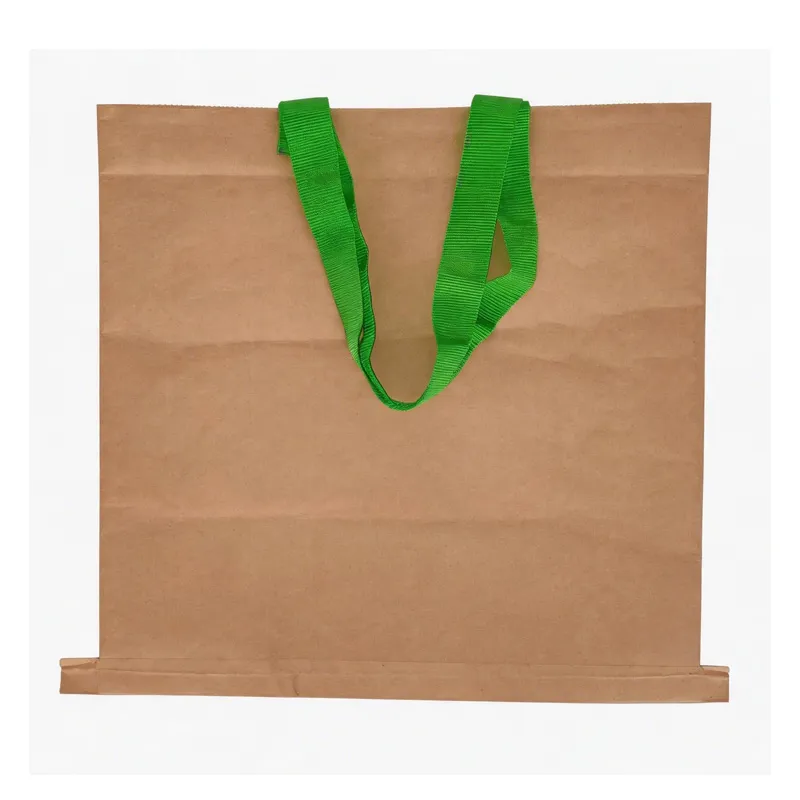 Sac à main tissé en papier kraft avec poignée