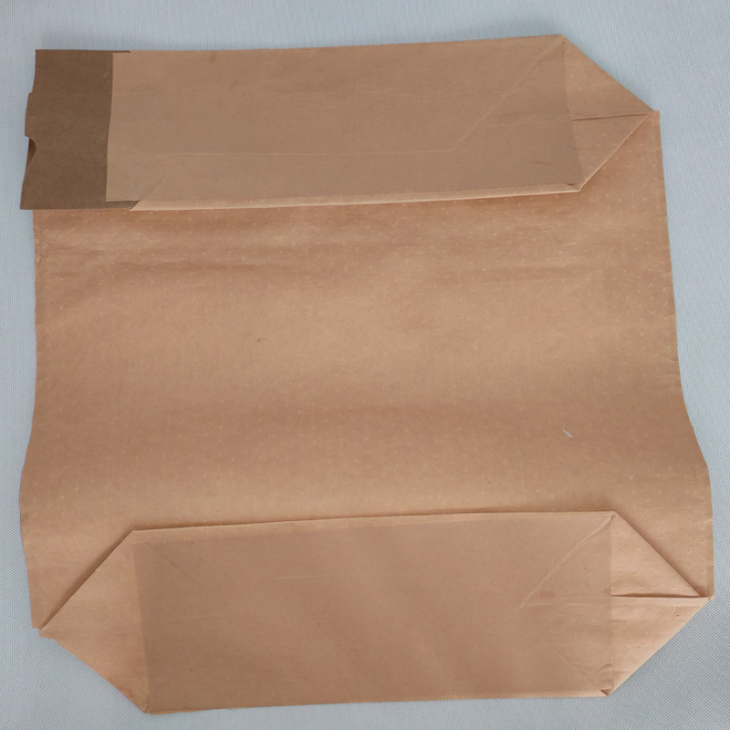 Sac de valve tissé en papier kraft