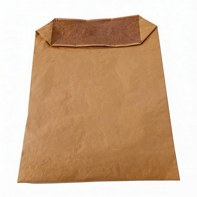 Sac tissé à fond carré composite en plastique et papier